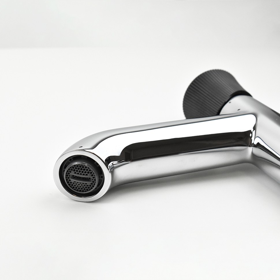 Paini Domus Смеситель для раковины, высота излива 10,6 см, без донного клапана, цвет: хром 18CR205PZ