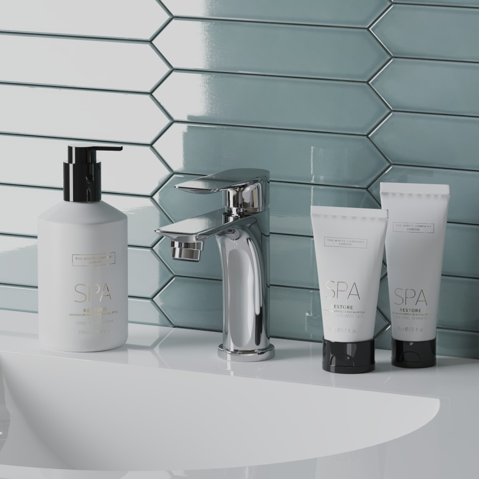 Paini Garda Смеситель для раковины, с донным клапаном, высота излива 8,8 см, цвет: хром 76CR211