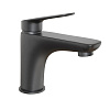 Paini Laguna Смеситель для раковины, высота излива 9 см, без донного клапана, цвет: черный матовый LAYO205