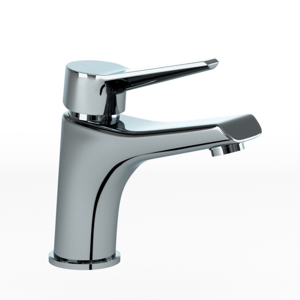 Paini Messina Смеситель для раковины, высота излива 9,2 см, без донного клапана, цвет: хром MECR205N35