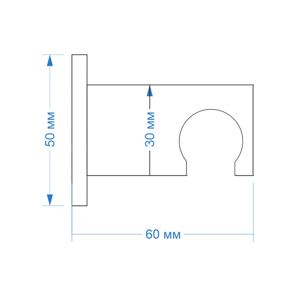 Paini Держатель для ручного душа фиксированный, цвет: золото брашированное 53PJ186TT