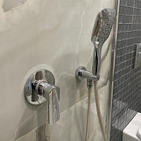 Paini Pescara Душевая лейка, 1 режим, пластик, цвет: хром PSCR155