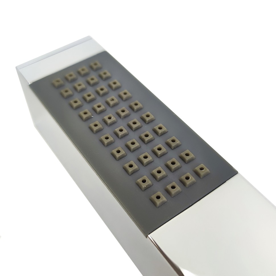 Paini Quadra Душевая лейка, 1 вид струи, латунь, цвет: хром 53CR155AO