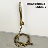 Paini Tonda Душевая лейка, 1 режим, латунь, цвет: золото брашированное 53PJ155AS