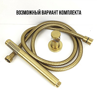 Paini Tonda Душевая лейка, 1 режим, латунь, цвет: золото брашированное 53PJ155AS