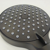 Paini Torino Душевая лейка, 3 режима, латунь, цвет: черный матовый TRYO155F3D110