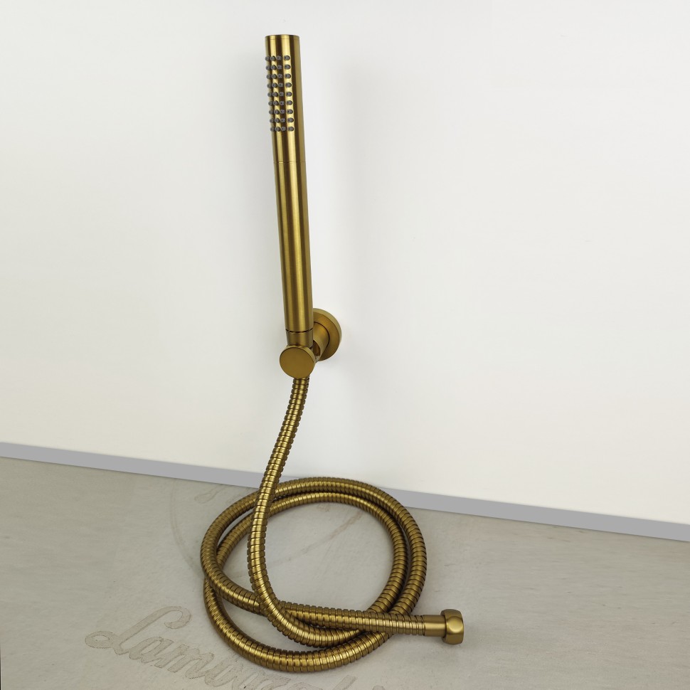 Paini Душевая лейка, 1 режим, латунь, цвет: золото брашированное 53PJ155TT