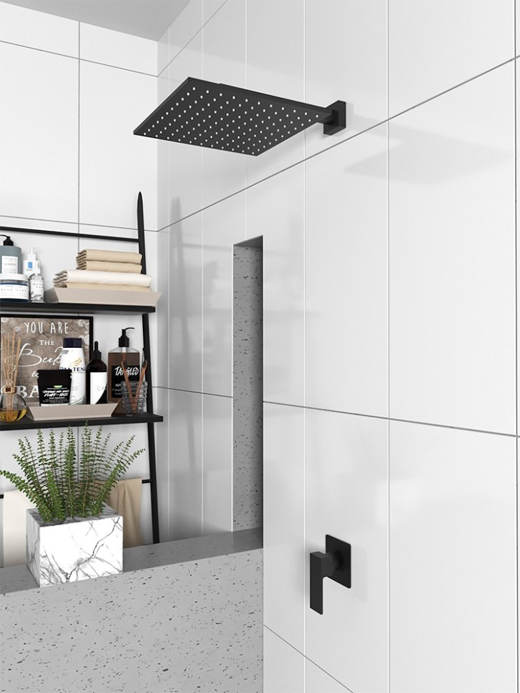 Paini Кронштейн настенный 40 см, цвет: черный брашированный 50PZ745QQ30