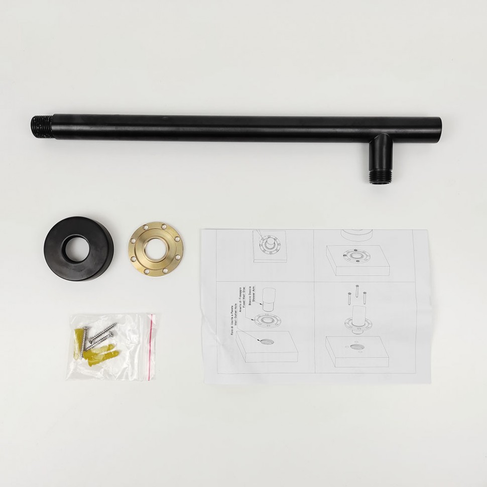 Paini Кронштейн настенный 40 см, цвет: хром 50CR745T640BI