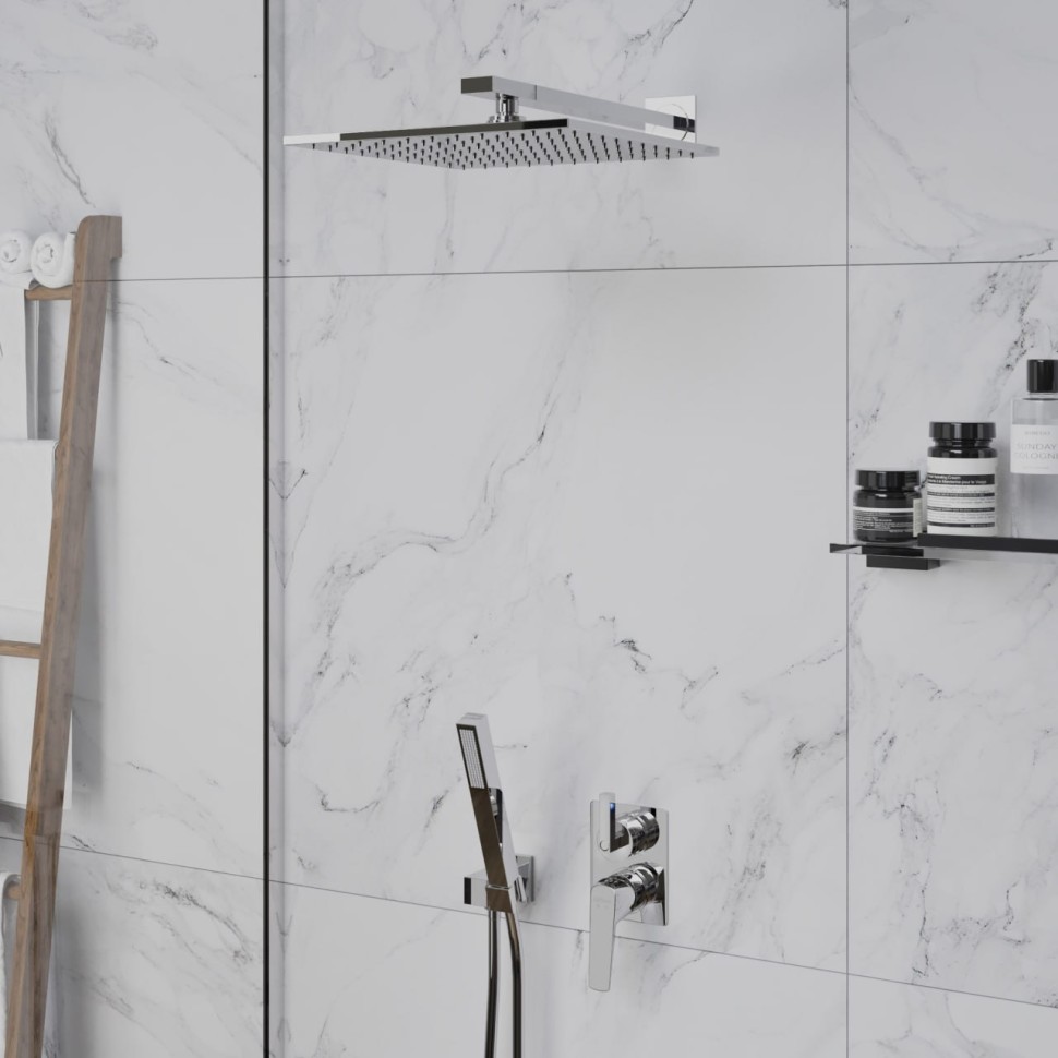 Paini Кронштейн настенный 40 см, цвет: хром 50CR745T540BI