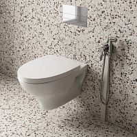 Paini Aosta Гигиенический душ с прогрессивным смесителем, шланг 100 см, цвет: хром 92CR304KM