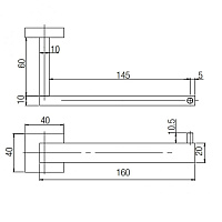 Paini Dax-r-dax Держатель туалетной бумаги, цвет: хром 84CR051