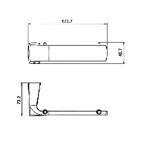 Paini Lady Держатель туалетной бумаги, цвет: хром 89CR051