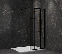 Paini Душевая перегородка 100x195 рисунок решетка PAINI-WalkIN100G