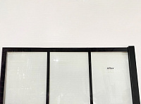 Paini Душевая перегородка 90x195 рисунок решетка PAINI-WalkIN90G