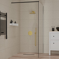Paini Душевая перегородка 90x195 стекло прозрачное PAINI-WalkIN90C