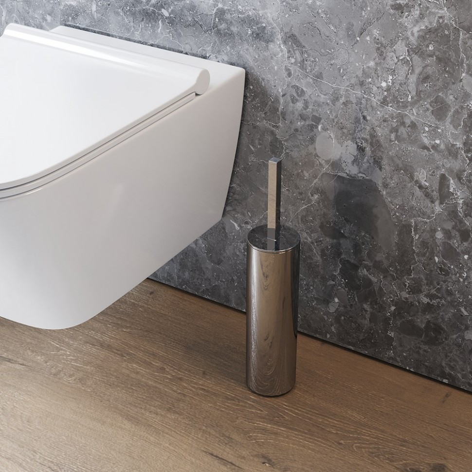 Paini Dax-DaxR Ершик для унитаза напольный цвет: хром 84CR061