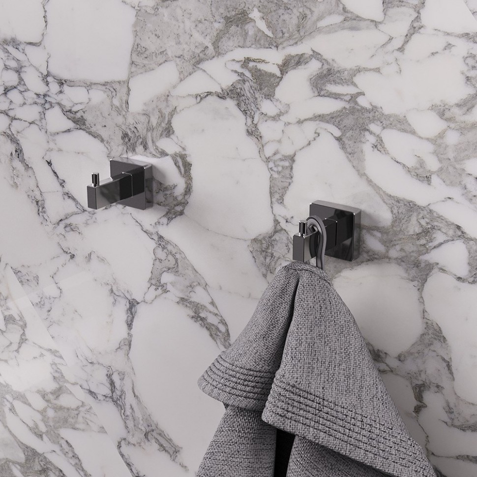 Paini Dax-DaxR Крючок для халата, квадратный, цвет: хром 84CR011