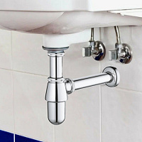 Paini Roma Сифон для раковины латунный, цвет: хром 02CR849L