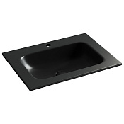 Ceramica Nova Grace Раковина накладная 61х45,7 см, без перелива, цвет: черный матовый CN7011MB