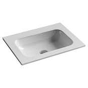 Ceramica Nova Grace Раковина накладная 61х45,7 см, без перелива и отв. под смес, цвет: белый глянц. CN7011wx