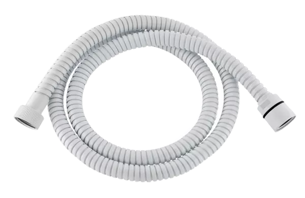 Remer Душевой шланг 150 см, в металлической оплетке, цвет: bianco opaco 333CN150BO