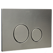 Boheme Кнопка смыва для инсталляции, 2 режима, нержавеющая сталь, цвет: gun metall 649-GM