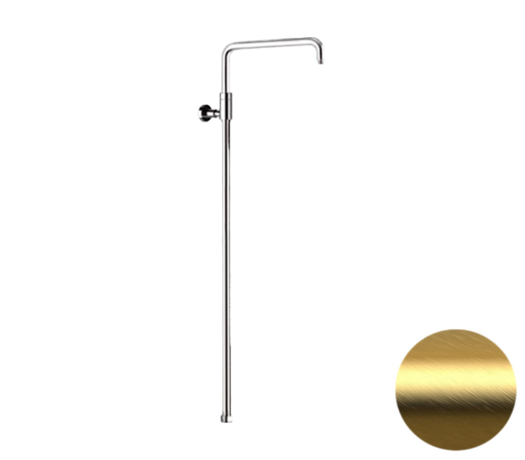 Remer Душевая колонна 159 см, без смесителя и верхнего душа, цвет: oro spazzolato 330A7DCESDEVBG