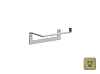 Almar Accessories Держатель туалетной бумаги настенный, цвет: brushed high brass E315000.HB316