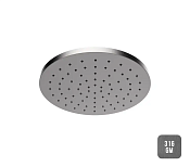 Almar Round 250 Верхний душ без кронштейна d24,8 см, 1 режим, цвет: brushed gun metal E044252.GM316