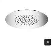 Almar Round 280 Потолочный душ d28 см, встраиваемый, 1 режим, цвет: matt black E044170.MB