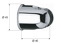 Remer Держатель ручного душа, цвет: visual inox 339SOXV