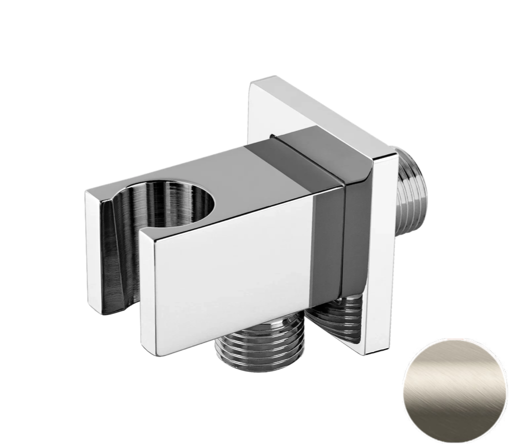 Remer Шланговое подключение с держателем душа, цвет: visual inox 337QXV