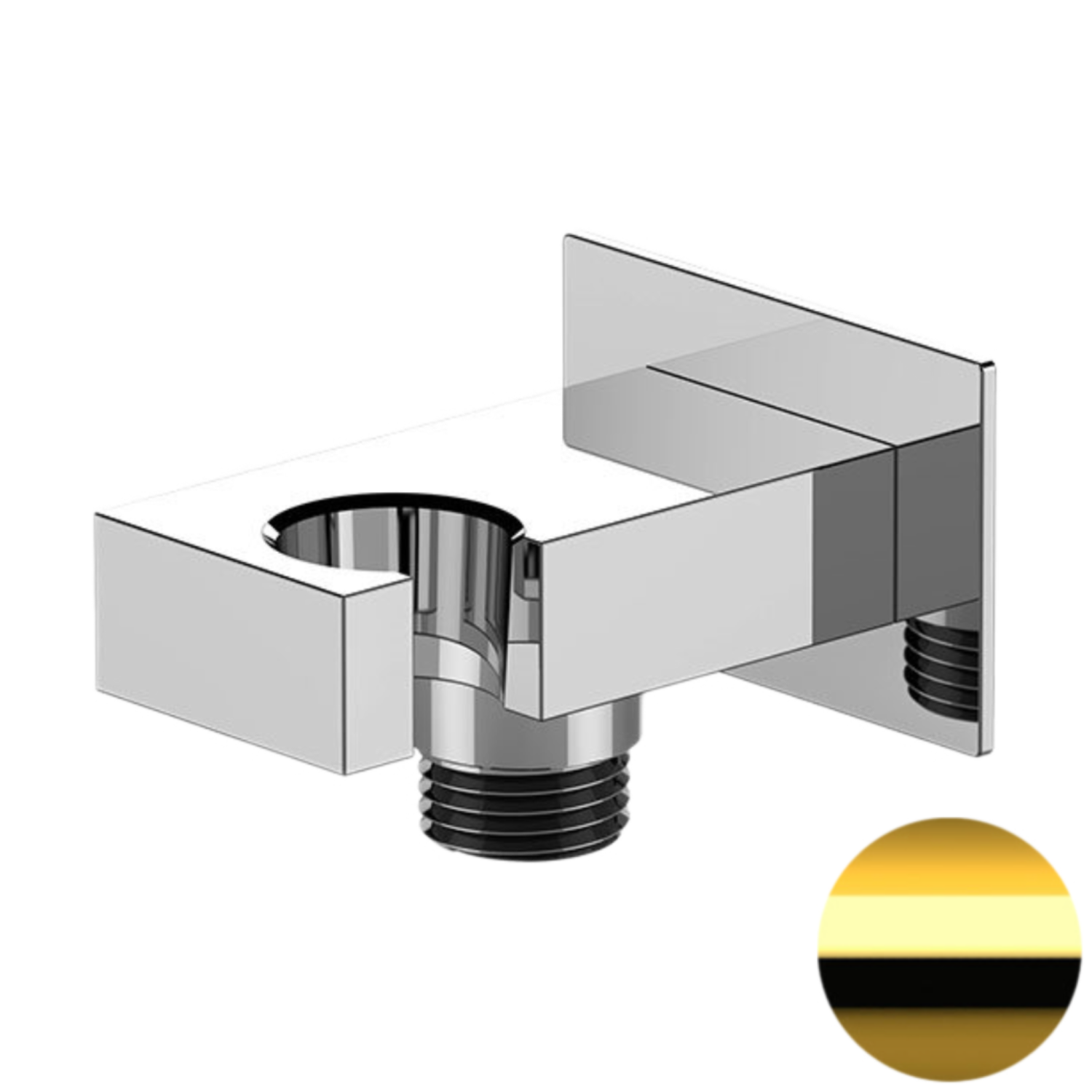 Remer Шланговое подключение с держателем душа, цвет: oro lucido 337WDO