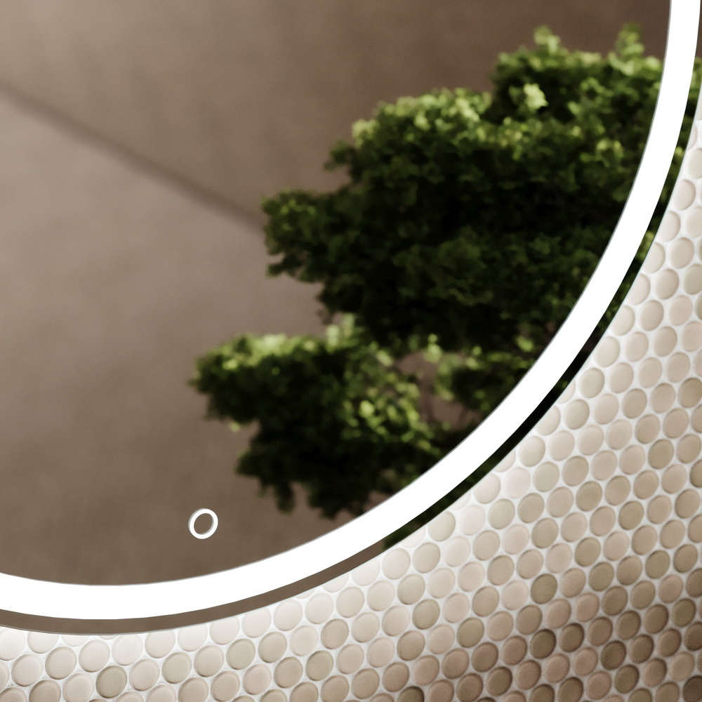 Sancos Bella Зеркало с подсветкой d60 см, сенсорный выключатель BE600