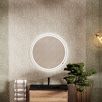 Sancos Bella Зеркало с подсветкой d70 см, сенсорный выключатель BE700
