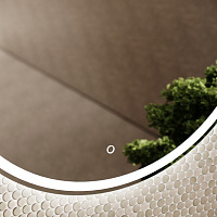 Sancos Bella Зеркало с подсветкой d80 см, сенсорный выключатель BE800