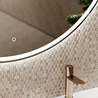 Sancos Bella Зеркало с подсветкой d120 см, сенсорный выключатель BE1200