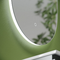 Sancos Oval Зеркало с подсветкой 55х90h см, сенсорный выключатель OV55C