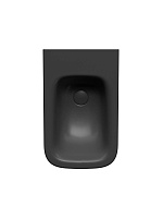 GSI Nubes Биде подвесное с 1 отверстием под смеситель и переливом, с крепежом, цвет: ardesia opaco 9665FR2126