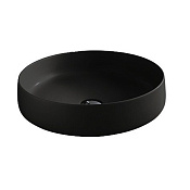 ArtCeram Cognac Раковина чаша d48x12,5h см, без перелива, покрытие Saniglaze, цвет: matt black COL002 17 34
