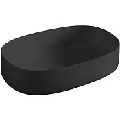 ArtCeram Cognac Раковина чаша 55x35x14,5h см, без перелива, покрытие Saniglaze, цвет: matt black COL003 17 34