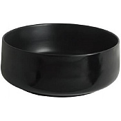 ArtCeram Cognac Раковина чаша d35x16h см, без перелива, покрытие Saniglaze, цвет: matt black COL004 17 34