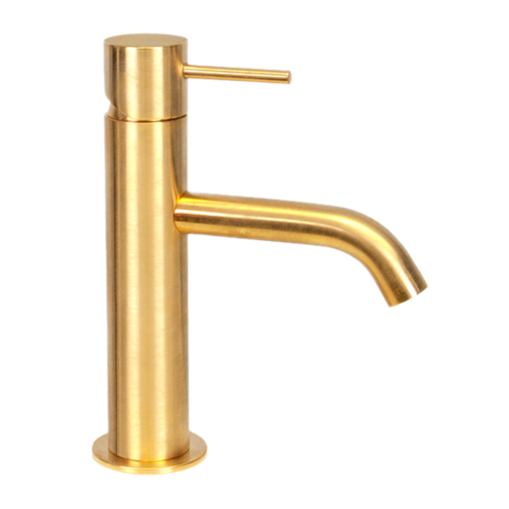 Remer X Style Смеситель для раковины, без д/к, высота излива 8,4 см, цвет: oro spazzolato X12BG