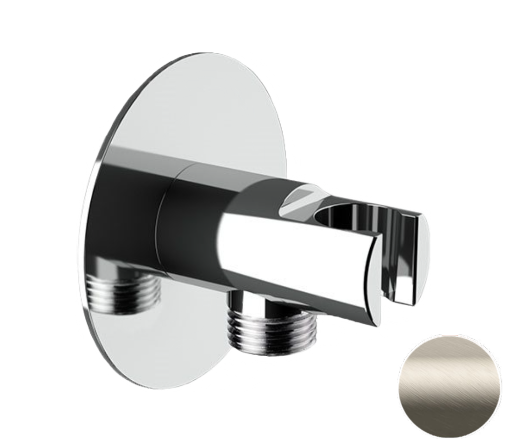 Remer Шланговое подключение с держателем душа, цвет: visual inox 337XXV