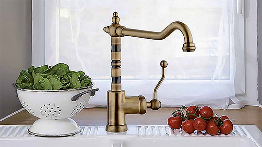 Paini Duomo Смеситель для кухни, высота излива 21 см, без донного клапана, цвет: хром 88F3572KM