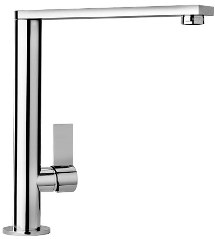 Paini Cucina Смеситель для кухни, высота излива 23,7 см, без донного клапана, цвет: хром 64CR579Q90KM