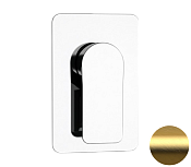 Remer Infinity Смеситель для душа встраиваемый, с встраиваемой частью, цвет: oro spazzolato I30BG