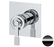 Remer Atelier Смеситель для душа встраиваемый, с встраиваемой частью, цвет: cromo nero spazzolato AL30QCFP