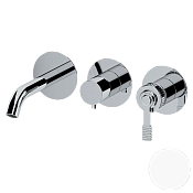 Remer Atelier Смеситель для ванны встраиваемый 3 потребителя с внутренней частью, цвет: bianco opaco AL54D3PBO